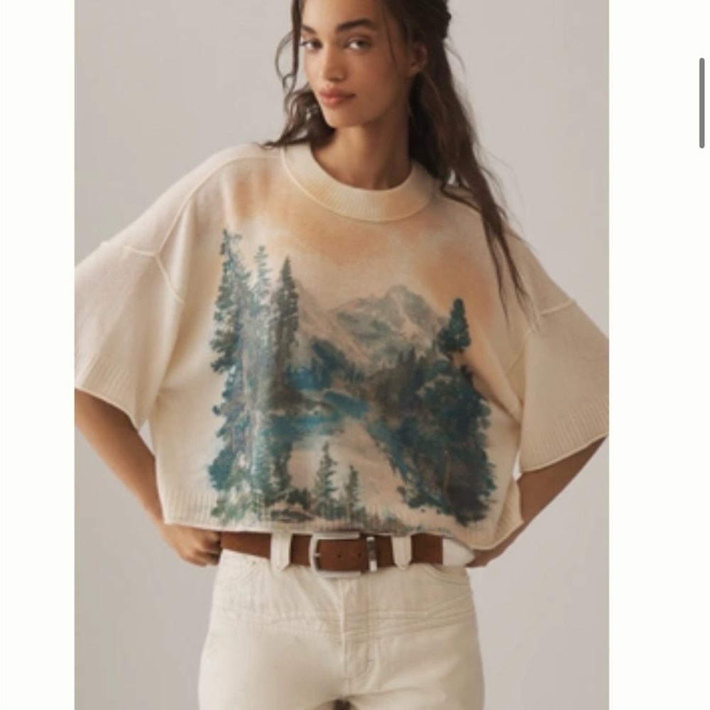 Anthropologie the goldie cashmere sweater